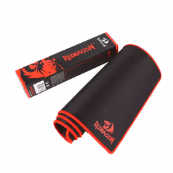 REDRAGON P003 tapis de souris Tapis de souris de jeu Noir, Rouge
