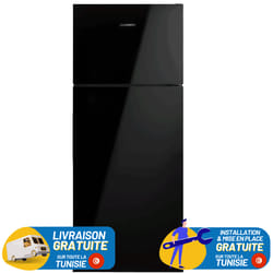 REFRIGERATEUR 2 PORTES TELEFUNKEN 569 LITRES / NO FROST/NOIR MIROIR