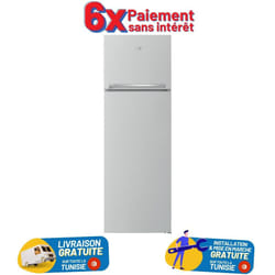 Réfrigérateur BEKO RDSA43S MiniFrost 360 Litres - Silver