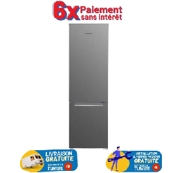 Réfrigérateur BRANDT 273 Litres NoFrost - Inox(BFC7527SX )