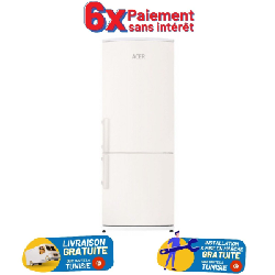 Réfrigérateur Combiné ACER No Frost - 373L - Blanc (NF373-W)