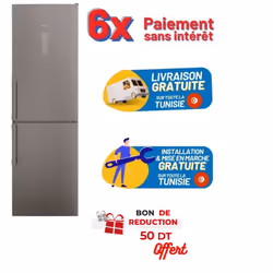 Réfrigérateur ARISTON avec Afficheur - Classe énergétique A+  Système de refroidissement NoFrost - Volume Net Total 335 Litre ...