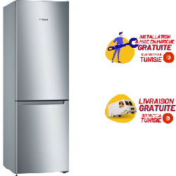 Réfrigérateur Combiné BOSCH 329 Litres VitaFresh Inox (KGN36NL30M)