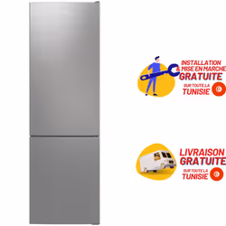 Réfrigérateur Combiné Candy CCE4T618EX 346 Litres NoFrost - Inox