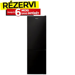 Réfrigérateur Combiné FOCUS F3760B 373L NoFrost - Noir