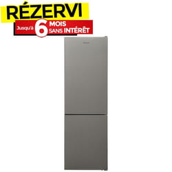 Réfrigérateur Combiné FOCUS F3760X 373L NoFrost - Silver