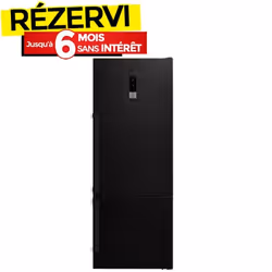 Réfrigérateur Combiné FOCUS F4870B 500L NoFrost - Noir
