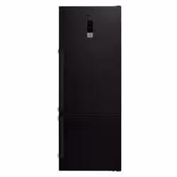 Focus F 4870B - Réfrigérateur combiné pose libre 70 cm, 500 L, No Frost, congélateur inférieur, noir