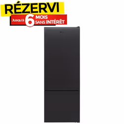 Réfrigérateur Combiné FOCUS F4870G 500L NoFrost - Dark Silver