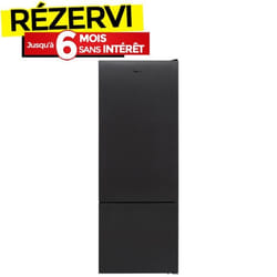 Réfrigérateur Combiné FOCUS F4870G 500L NoFrost - Dark Silver