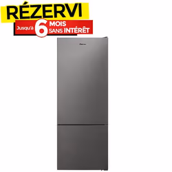 Réfrigérateur Combiné FOCUS F4870X 500L NoFrost - Silver
