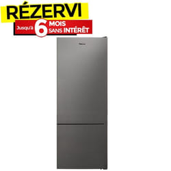 Réfrigérateur Combiné FOCUS F4870X 500L NoFrost - Silver