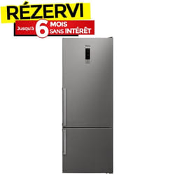 Réfrigérateur Combiné FOCUS QUADRA-4870 500L NoFrost - Inox