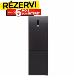 Réfrigérateur Combiné FOCUS SMART-3760 373L NoFrost - Dark Inox