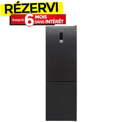 Réfrigérateur Combiné FOCUS SMART-3760 373L NoFrost - Dark Inox