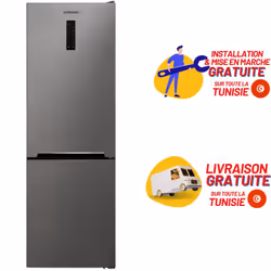Réfrigérateur Combiné NEWSTAR - Système de refroidissement : Nofrost - Volume Totale : 400 Litres - Volume net du réfrigérate ...