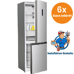 Réfrigérateur Combiné Saba FN2-47 381L NoFrost - Silver