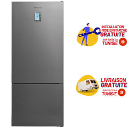 Réfrigérateur Combiné Telefunken 560 Litres Nofrost Inox (FRIG-553I)