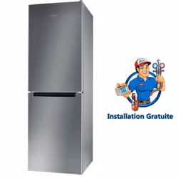 Réfrigérateur Combiné Whirlpool WNF711EX - Système de refroidissement : No Frost - Capacité de Réfrigérateur : 300 Litres - C ...
