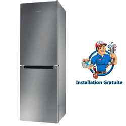 Réfrigérateur Combiné Whirlpool WNF711EX 300L NoFrost Inox