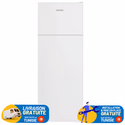 Réfrigérateur DAEWOO - Système de refroidissement: No Frost - Capacité brut: 450 Litres - Capacité net: 334 Litres - Éclairag ...