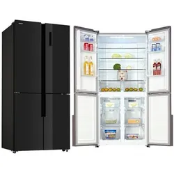 Réfrigérateur encastrable SILVERLINE Side by Side 482L Noir (R12051B01)