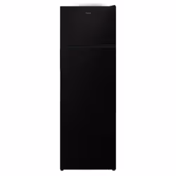 Focus F 5530B - Réfrigérateur double portes pose libre 55 cm, 243 L, Less Frost, congélateur supérieur, noir
