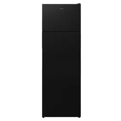 Focus F 5530G - Réfrigérateur double portes pose libre 55 cm, 243 L, Less Frost, congélateur supérieur, gris foncé