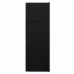 Focus F 6035B - Réfrigérateur double portes pose libre 60 cm, 313 L, Less Frost, congélateur supérieur, noir