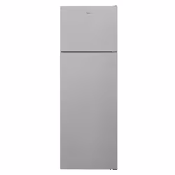 Focus F 6035S - Réfrigérateur double portes pose libre 60 cm, 313 L, Less Frost, congélateur supérieur, silver