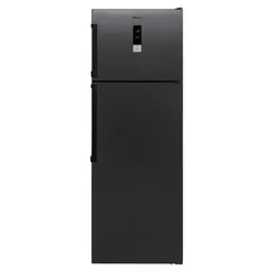 Focus SMART 5070 - Réfrigérateur double portes pose libre 70 cm, 500 L, No Frost, congélateur supérieur, afficheur électronique, dark Inox