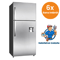 Réfrigérateur IRIS IRS480 Defrost 420 Litres Avec Distributeur D'eau - Gris