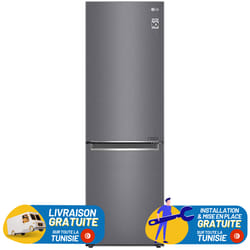 REFRIGERATEUR LG 374 Litres No Frost PLATINUM SILVER