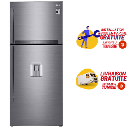 Réfrigérateur LG F502HLHL NoFrost 438 Litres - Silver