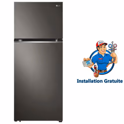 Réfrigérateur LG GL-B392PXGB - Système de refroidissement : NoFrost - Volume Totale : 395 litres - Classe énergétique : A+++  ...