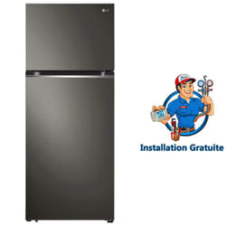 Réfrigérateur LG Inverter GL-B372PXGB 395L NoFrost Noir