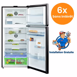 Réfrigérateur Maxwell - Système de refroidissement : No Frost - Capacité de Réfrigérateur : 470 litres - Volume Net : 363 L - ...