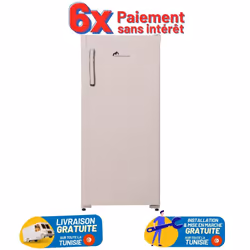 Réfrigérateur MONTBLANC - 1 Porte - Système de refroidissement: DeFrost - Volume brut: 230 Litres - Classe énergétique: A+ -  ...