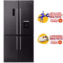 Réfrigérateur NEWSTAR Side By Side - 4 Portes - Système de refroidissement: NoFrost - Capacité Net Total: 488 Litres - Capaci ...