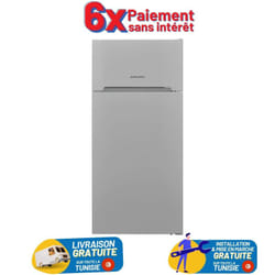 Réfrigérateur Newstar 400 Litres DeFrost Silver