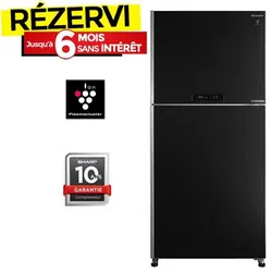 Réfrigérateur SHARP SJ-GV69-BK 690 Litres NoFrost - Noir
