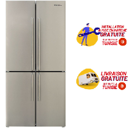 Réfrigérateur Side By Side FOCUS 4 Portes - Inox (SMART.6200)