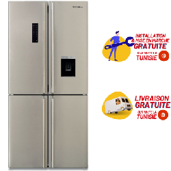 Réfrigérateur Side By Side FOCUS SMART.6300 / 4 Portes / INOX
