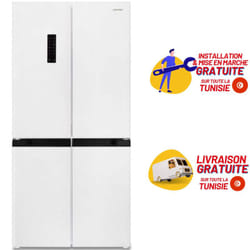 Réfrigérateur Side By Side NEWSTAR SBS620W 488 Litres NoFrost - Blanc