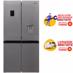 Réfrigérateur side by side NoFrost PREMIUM ARPLIX 41841 / 4 Portes / 417 L / Gris