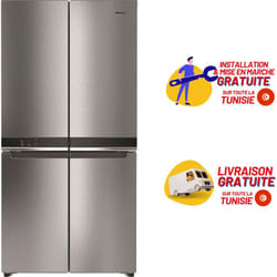 Réfrigérateur Side by side WHIRLPOOL NoFrost 591L (WQ9B1L) - Inox