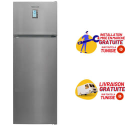 Réfrigérateur Telefunken 2 portes 496 litres NoFrost - Inox (FRIG-483I)