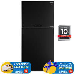 Réfrigérateurs 2 Portes SHARP SJ-PV63G-BK / NoFrost / 630 Litres / Noir