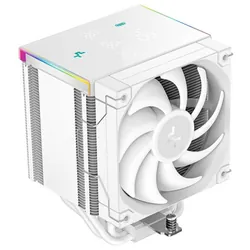 Refroidisseur De Processeur DeepCool AK500 Digital Pro ARGB Blanc