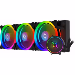 Refroidisseur de processeur Gamer AQUARIUS 360 AIO - Compatibilité: Intel : LGA 20xx/ 115x/ 1200/ 1700 ; AMD : AM4 - PDT: 300 ...